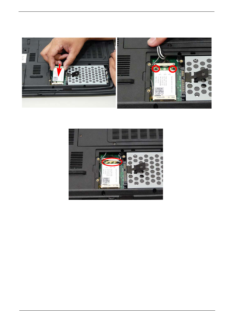 Replacing the wlan board | Aspire Digital 7730G User Manual | Page 131 / 210