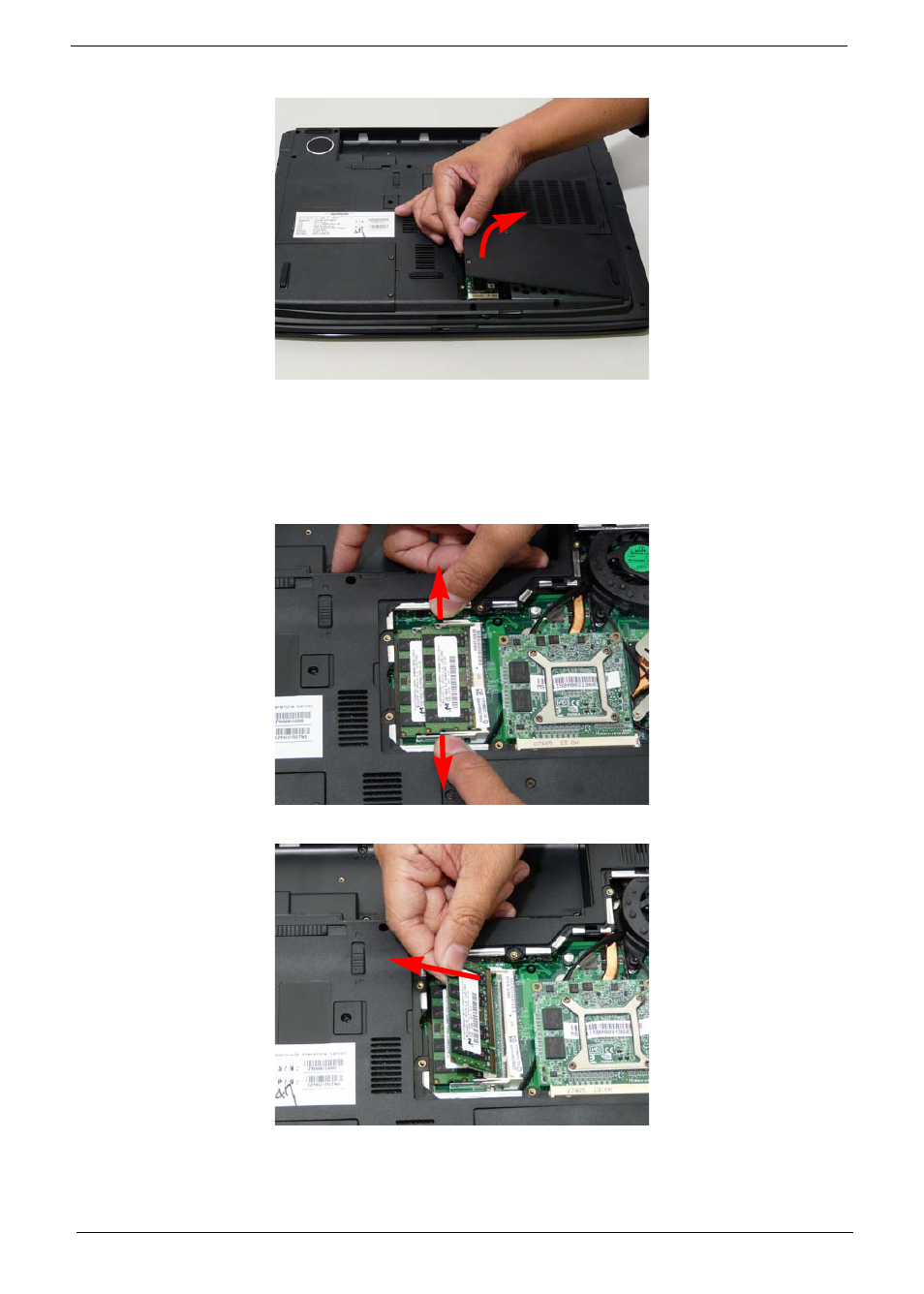 Removing the dimm modules | Aspire Digital 7730G User Manual | Page 60 / 210