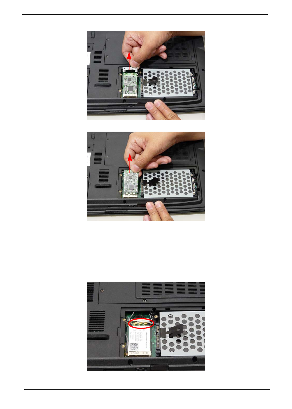 Removing the wlan module | Aspire Digital 7730G User Manual | Page 64 / 210