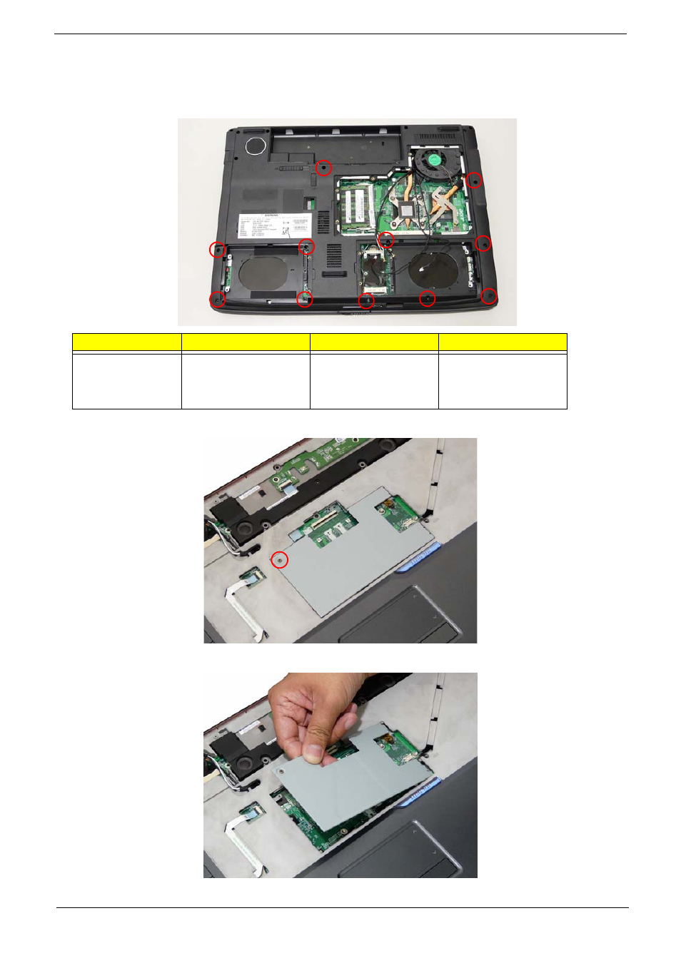 Removing the upper cover | Aspire Digital 7730G User Manual | Page 81 / 210