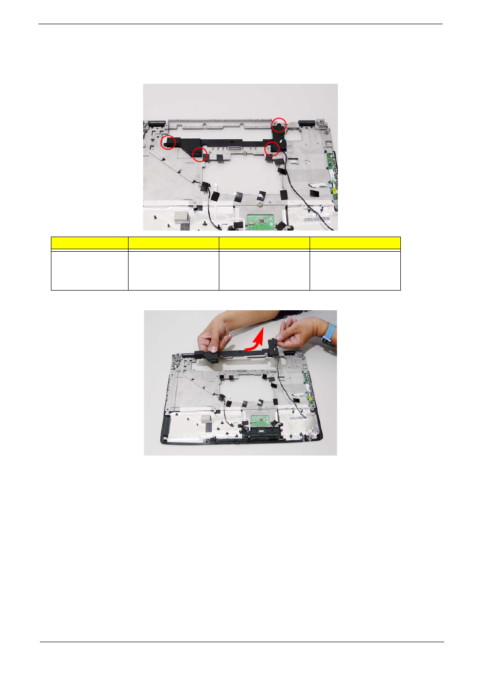 Removing the speaker module, Removing the ekey module | Aspire Digital 7730G User Manual | Page 89 / 210