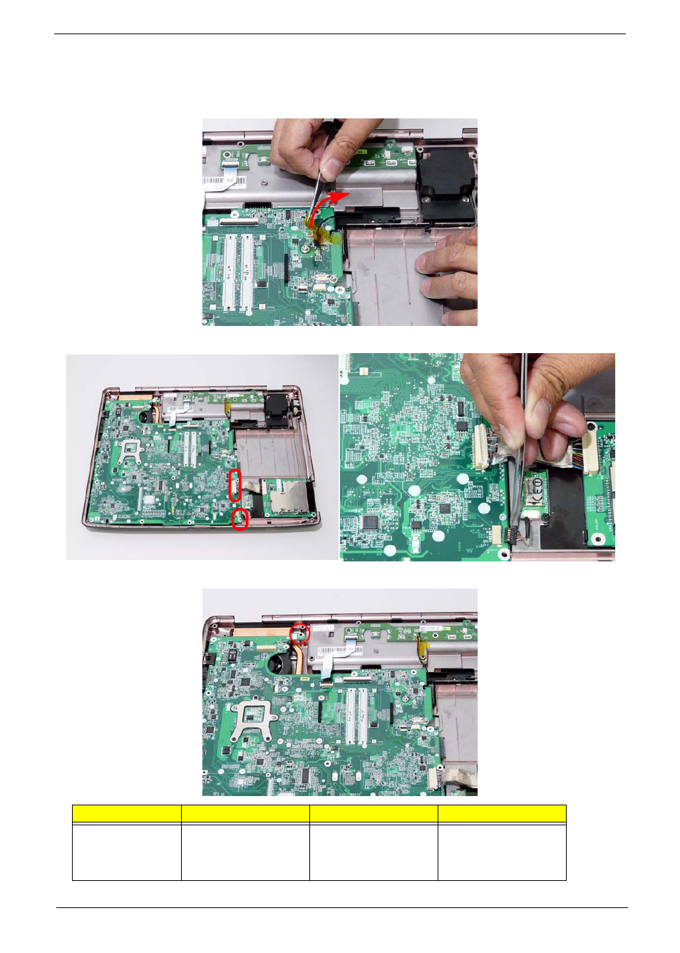 Removing the mainboard | Aspire Digital 7730G User Manual | Page 95 / 210