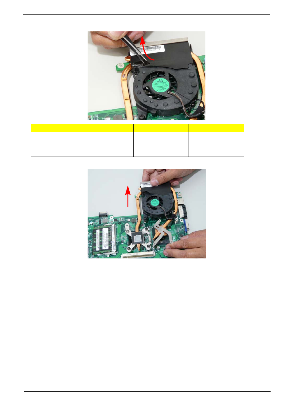 Removing the cpu | Aspire Digital 7730G User Manual | Page 97 / 210