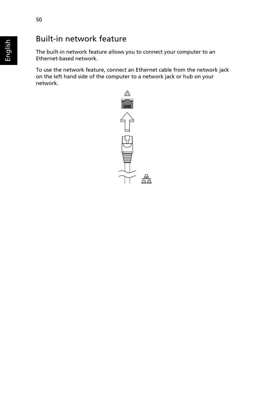 Built-in network feature | Acer Aspire 3500 User Manual | Page 58 / 84