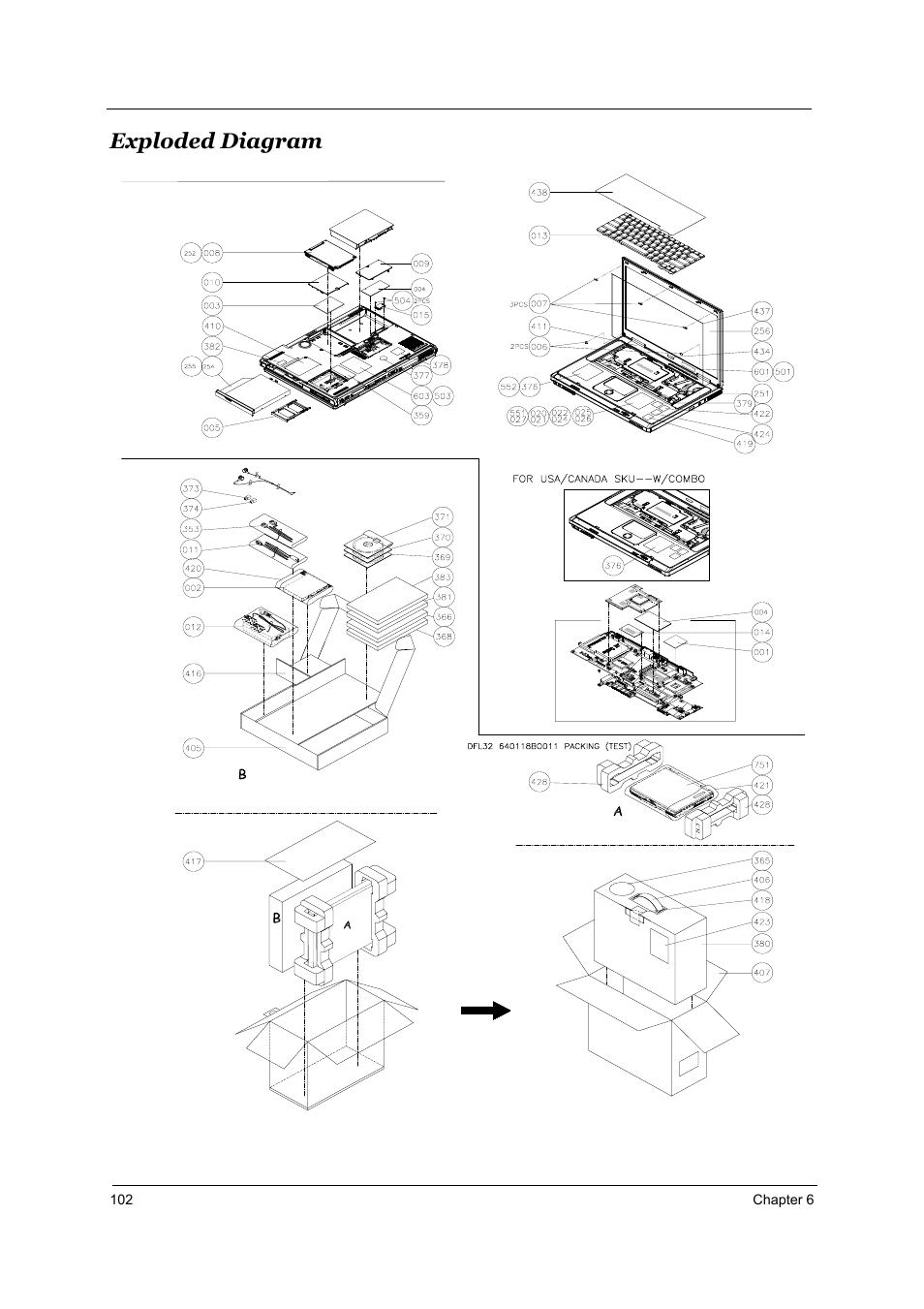 Exploded diagram | Aspire Digital 2010 User Manual | Page 109 / 128