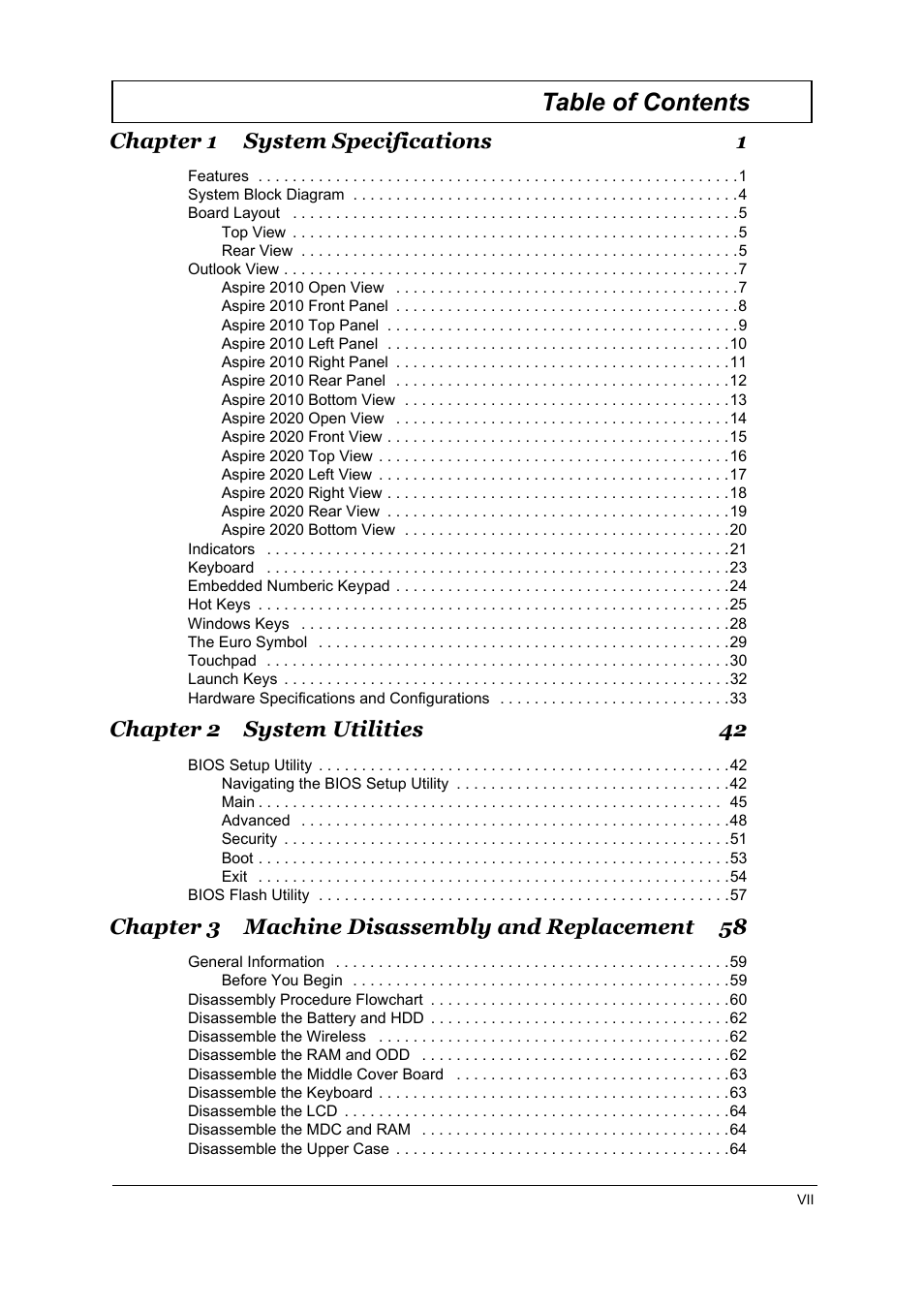 Aspire Digital 2010 User Manual | Page 6 / 128