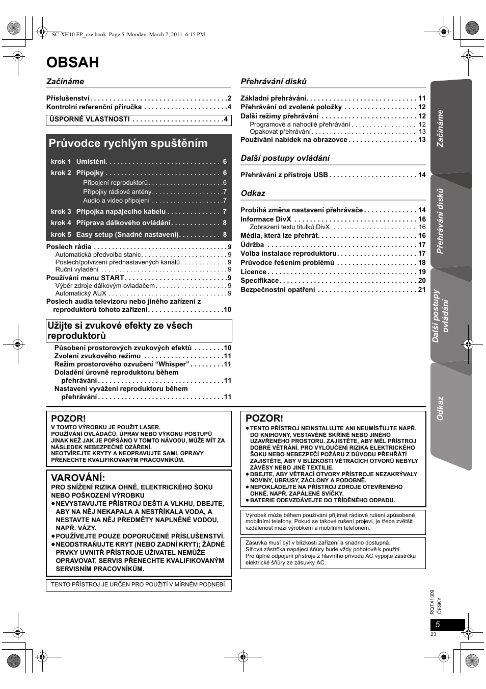Panasonic SCXH10EP User Manual | Page 23 / 78