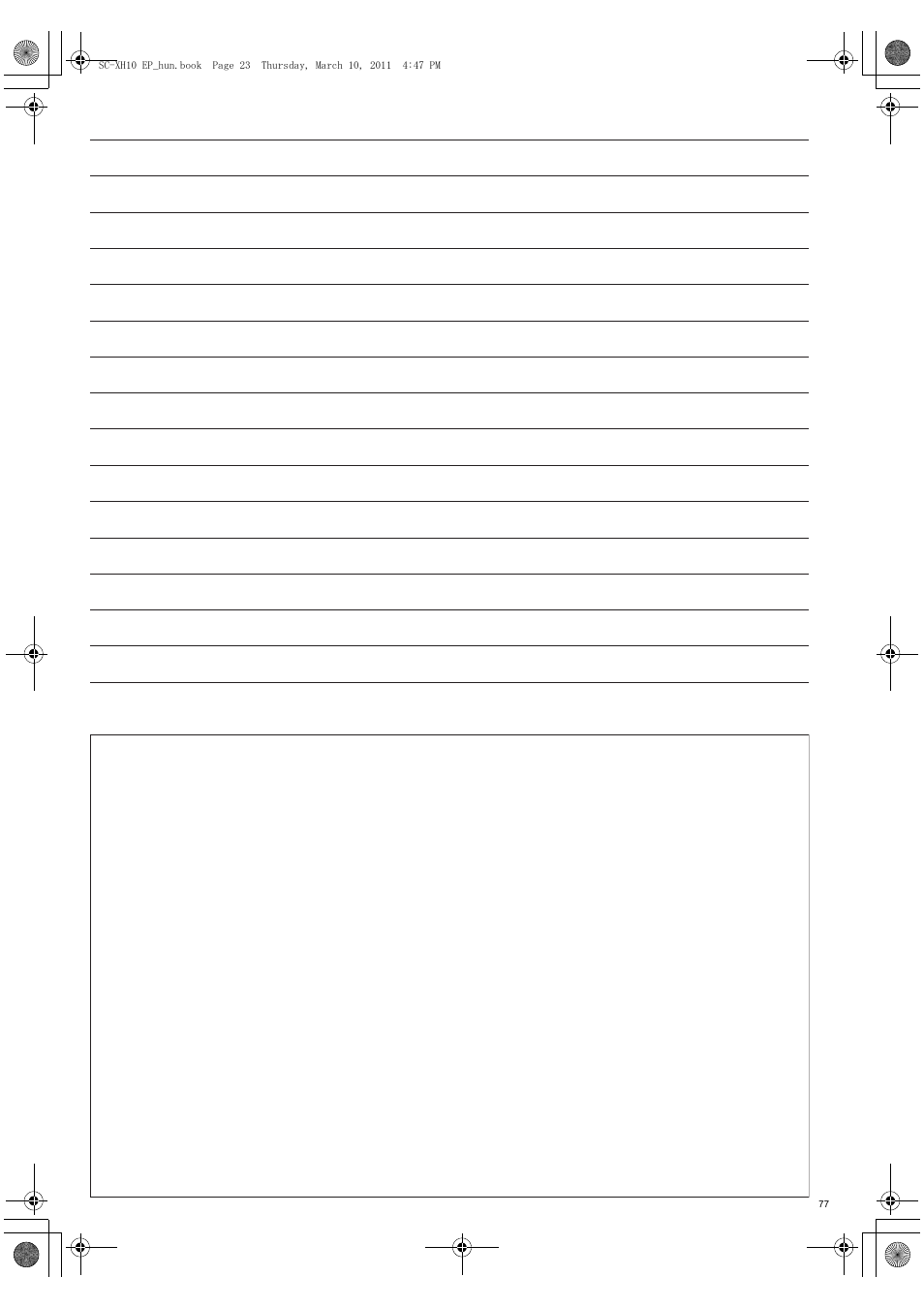 Panasonic SCXH10EP User Manual | Page 77 / 78