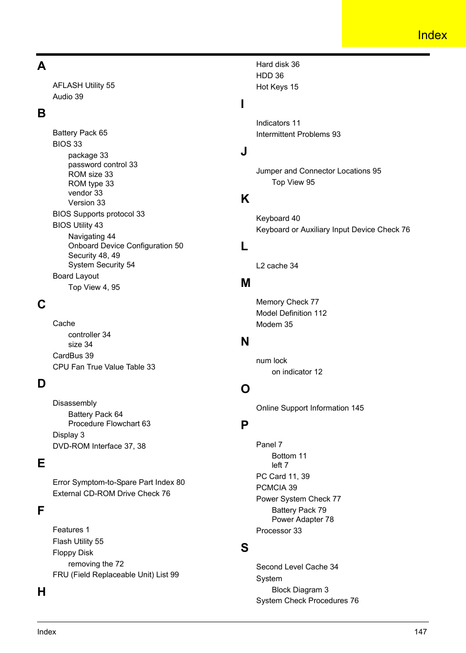 Index | Aspire Digital 5050 User Manual | Page 155 / 157