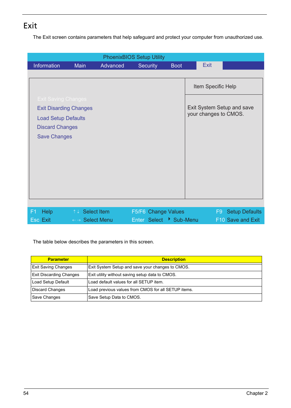 Exit | Aspire Digital 5050 User Manual | Page 62 / 157