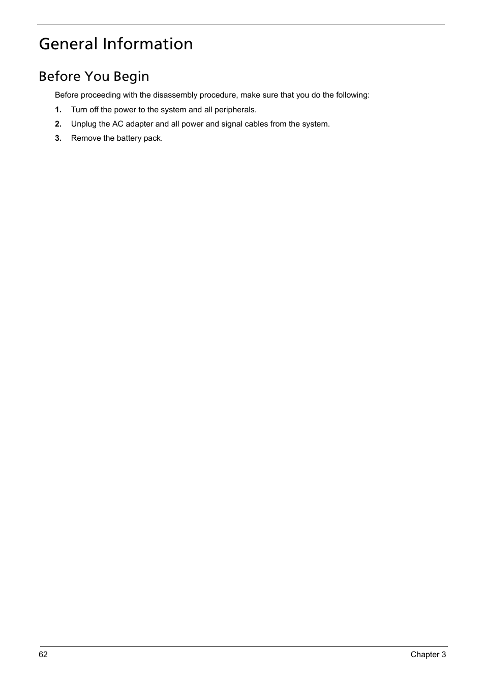 General information, Before you begin | Aspire Digital 5050 User Manual | Page 70 / 157