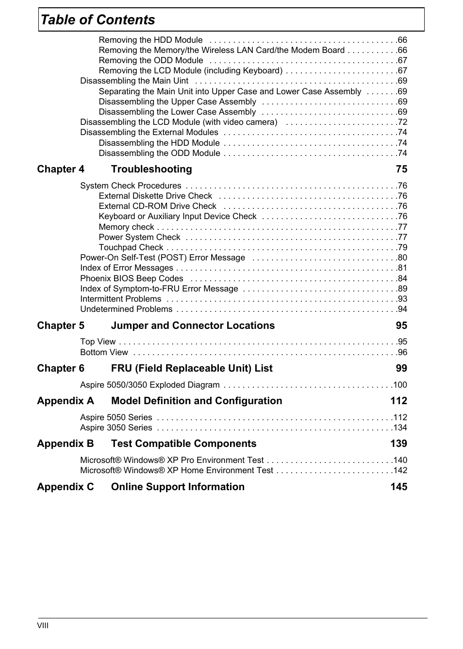 Aspire Digital 5050 User Manual | Page 8 / 157