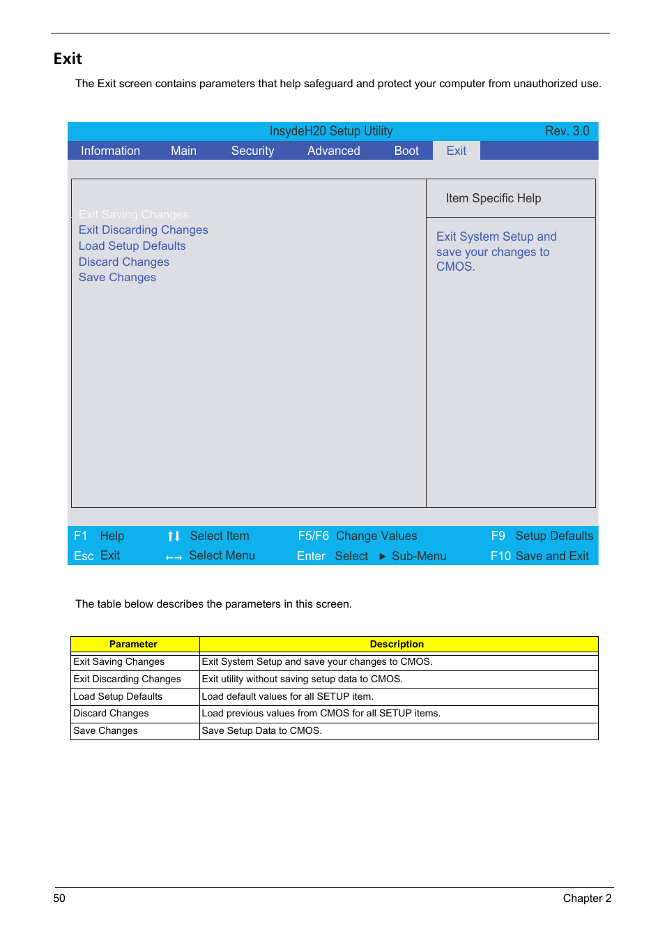 Exit | Aspire Digital 7520 User Manual | Page 56 / 106