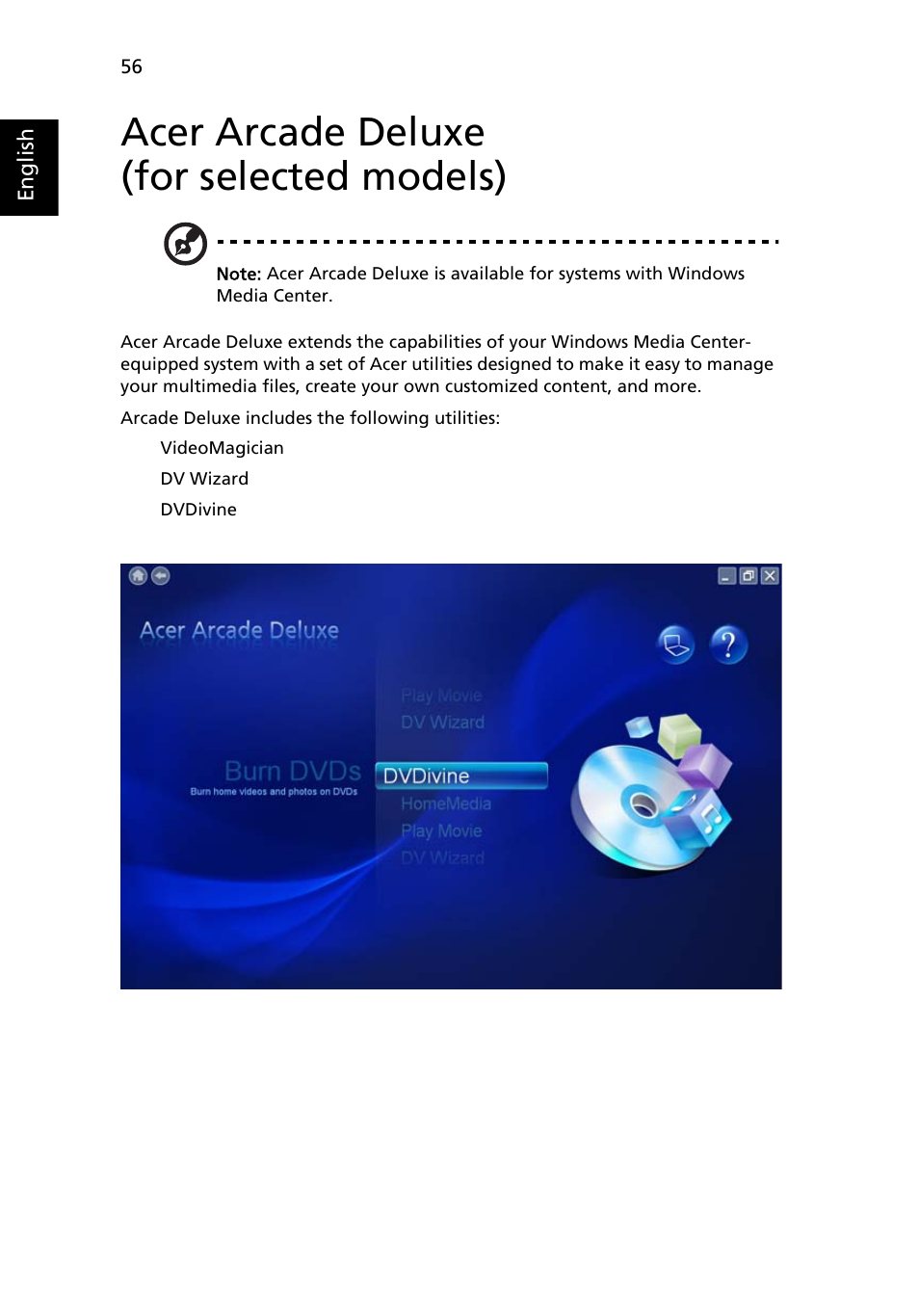 Acer arcade deluxe (for selected models) | Aspire Digital 2420 User Manual | Page 78 / 112