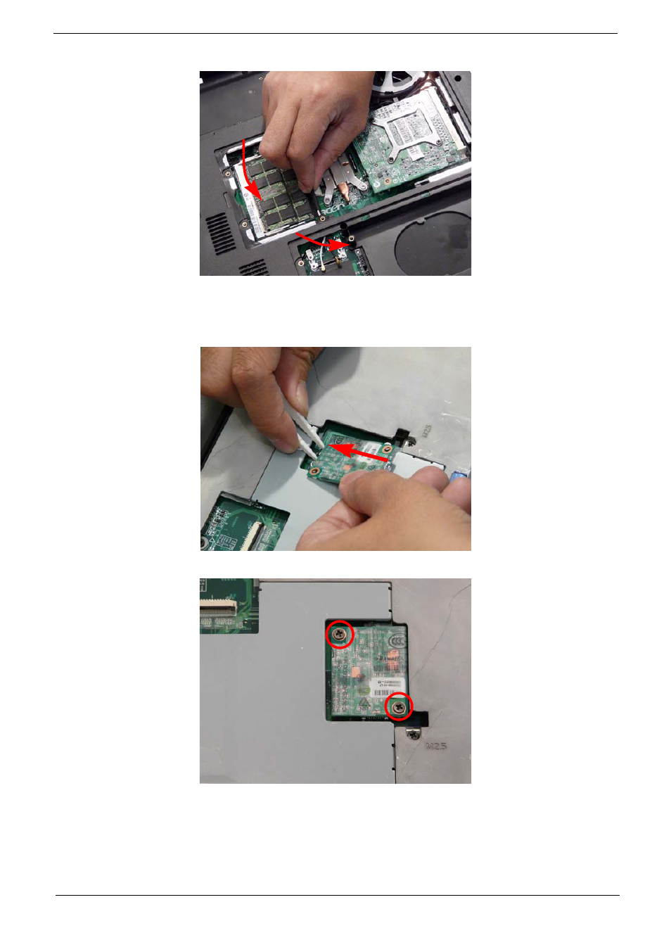 Replacing the modem module | Aspire Digital 7530G User Manual | Page 129 / 208