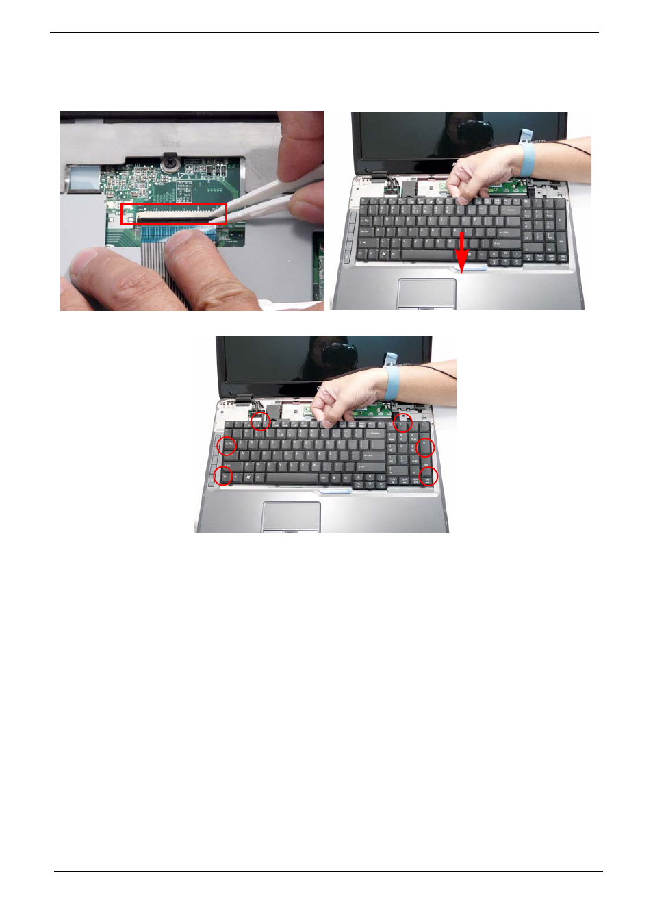 Replacing the keyboard | Aspire Digital 7530G User Manual | Page 130 / 208