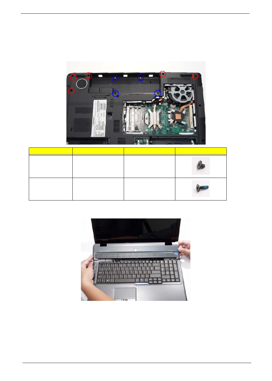 Removing the switch cover | Aspire Digital 7530G User Manual | Page 72 / 208