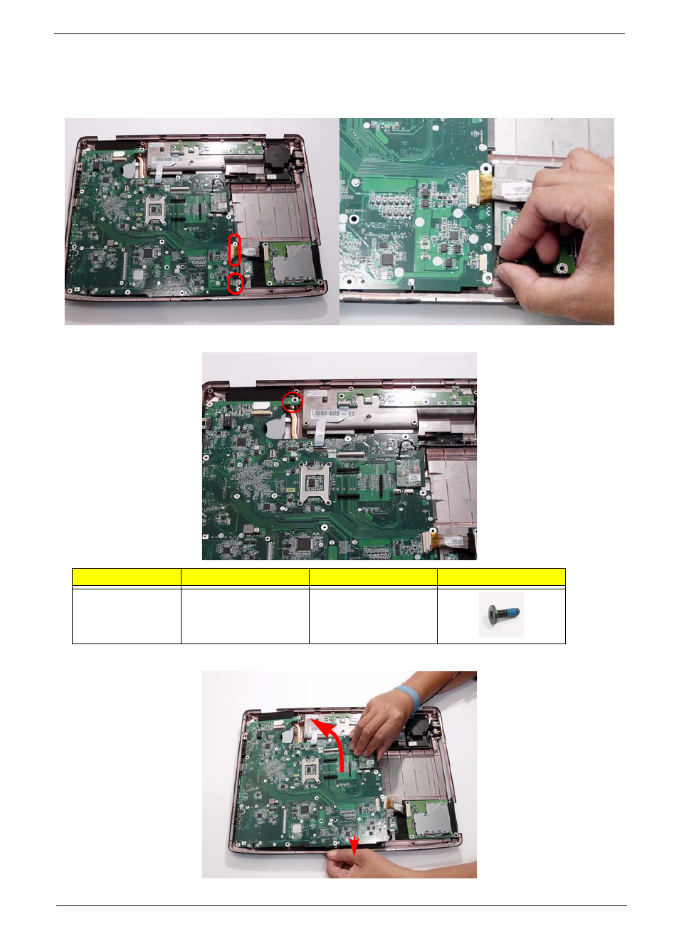 Removing the mainboard | Aspire Digital 7530G User Manual | Page 95 / 208