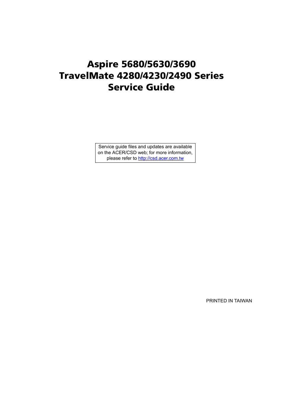 Aspire Digital Aspire Travelemate 5680 User Manual | 167 pages