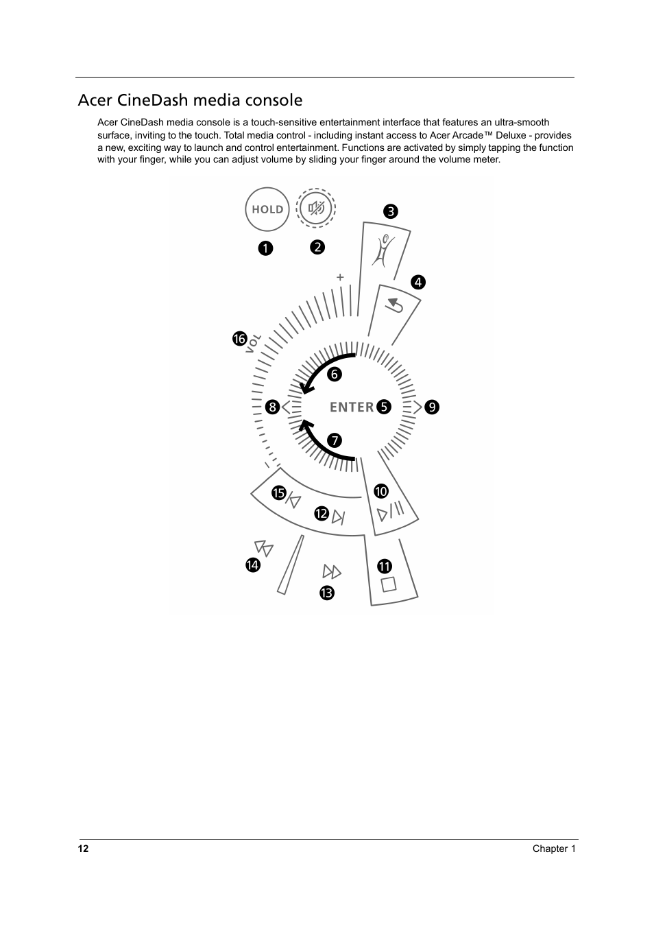 Acer cinedash media console | Aspire Digital 8930Q User Manual | Page 18 / 124