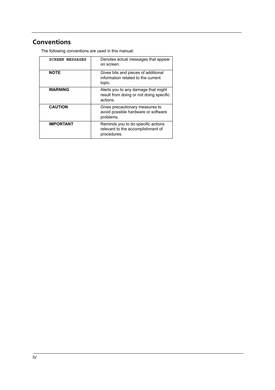 Conventions | Aspire Digital 8930Q User Manual | Page 4 / 124
