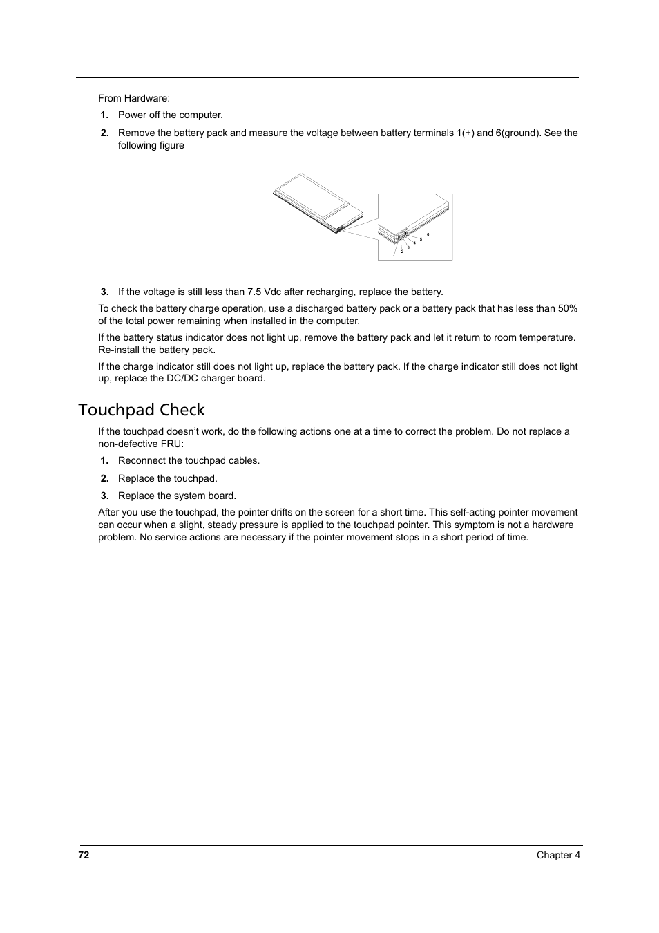 Touchpad check | Aspire Digital 8930Q User Manual | Page 78 / 124