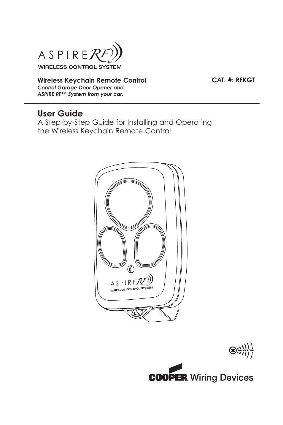 Aspire Digital RFKGT User Manual | 7 pages
