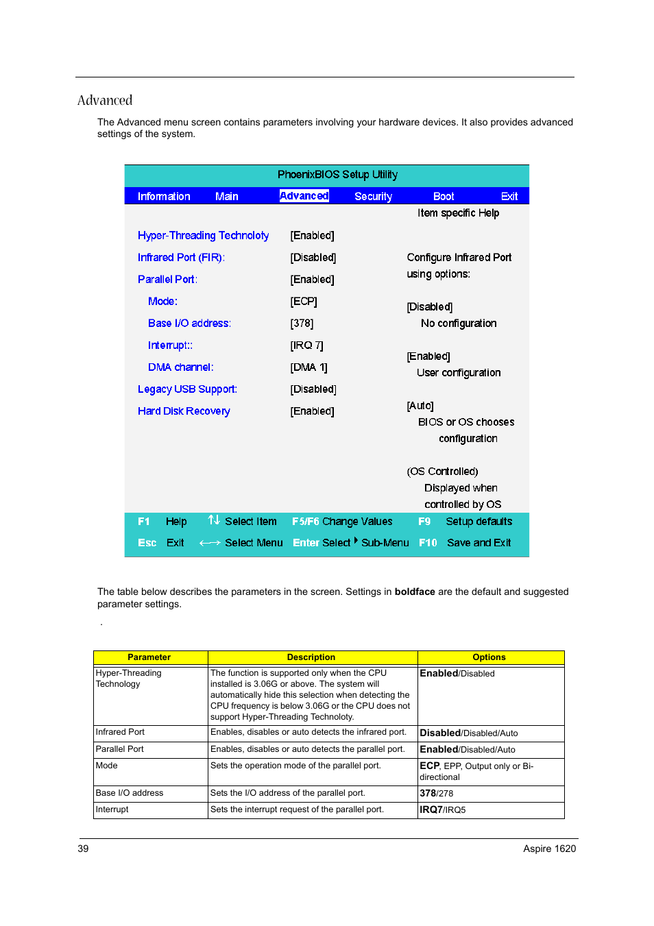 Advanced | Aspire Digital 1620 User Manual | Page 48 / 134