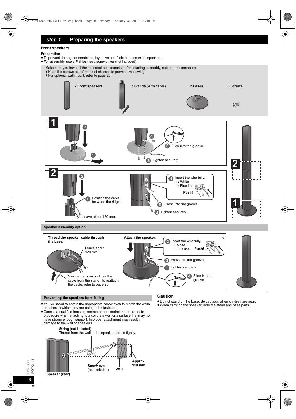 Panasonic SCPT85 User Manual | Page 6 / 94