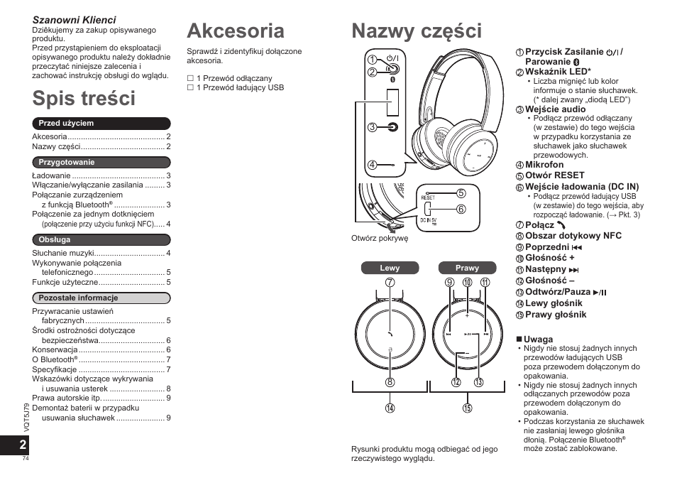 Panasonic RPBTD10E User Manual | Page 74 / 122