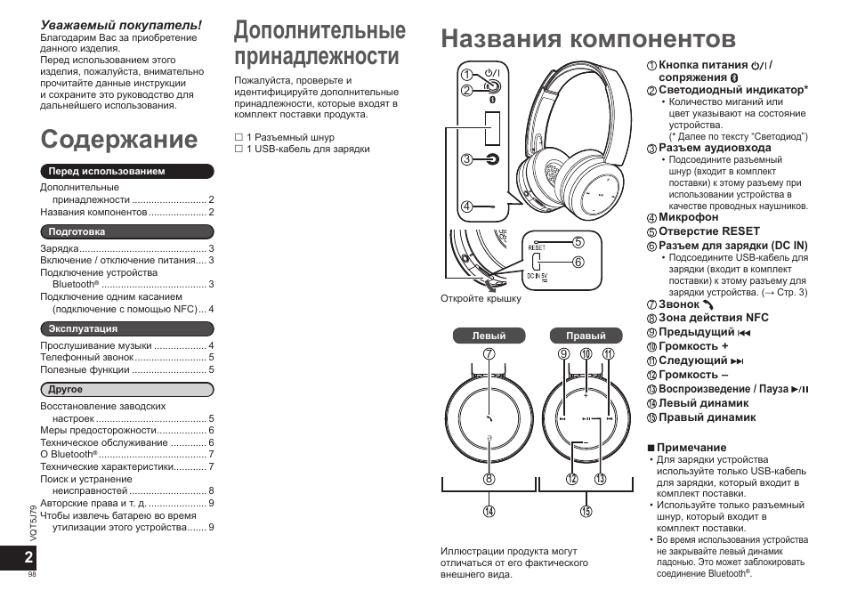 Panasonic RPBTD10E User Manual | Page 98 / 122