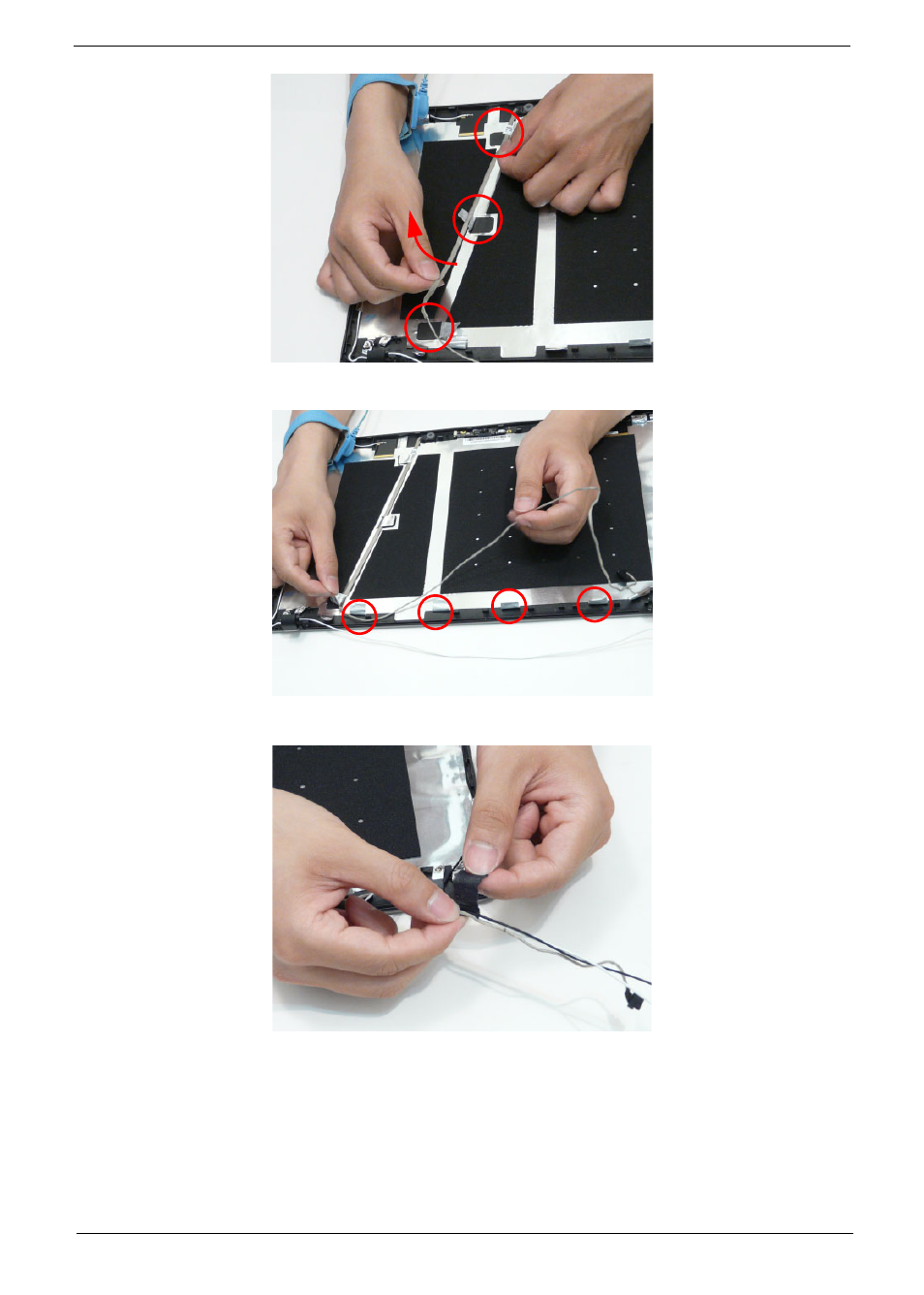 Replacing the lcd brackets | Aspire Digital 5534 User Manual | Page 115 / 224