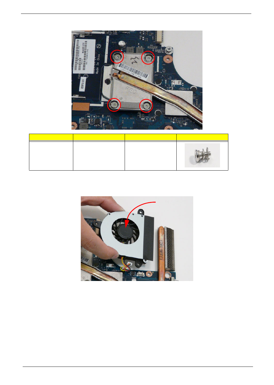 Replacing the fan | Aspire Digital 5534 User Manual | Page 126 / 224