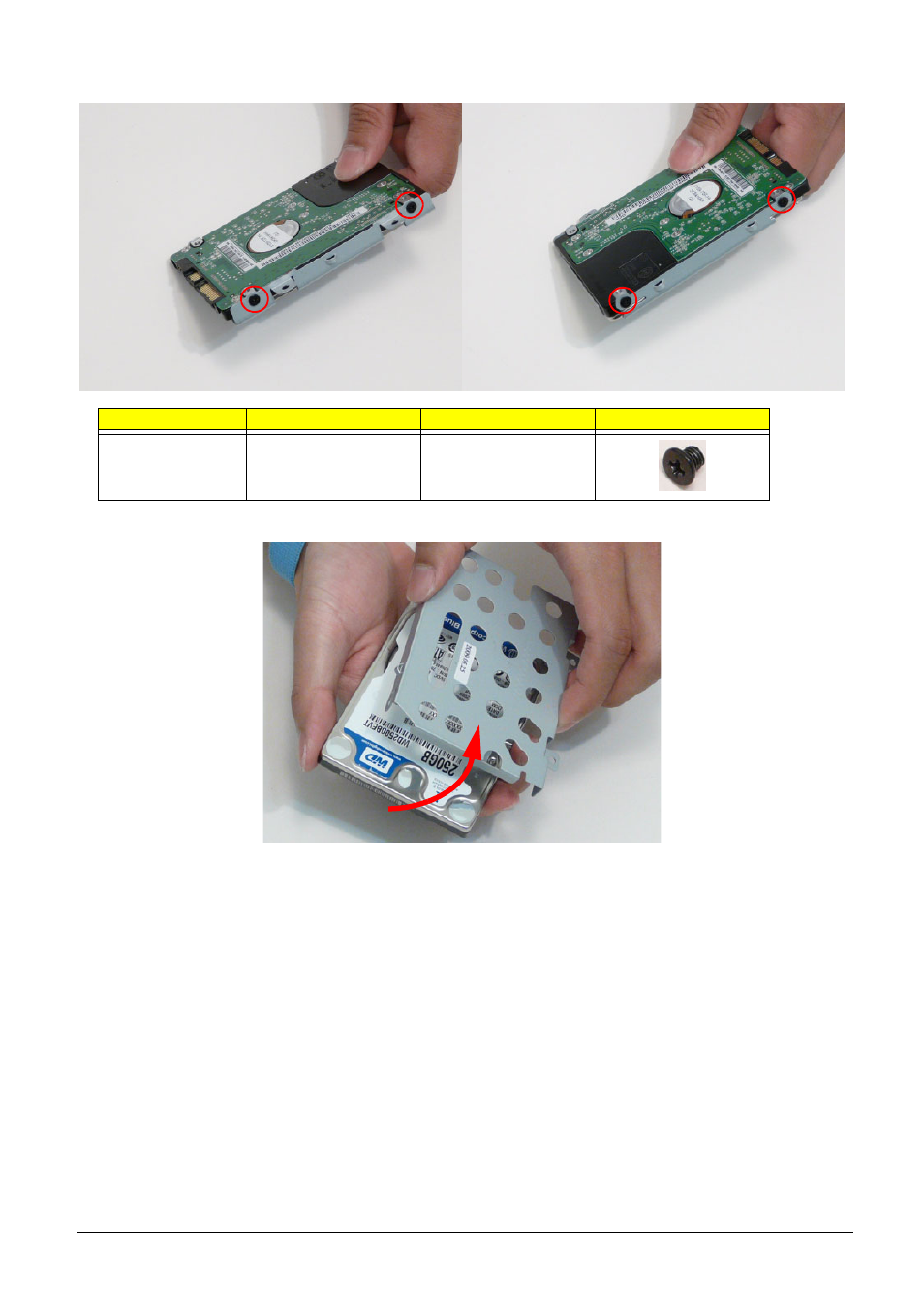 Removing the optical disk drive module | Aspire Digital 5534 User Manual | Page 59 / 224
