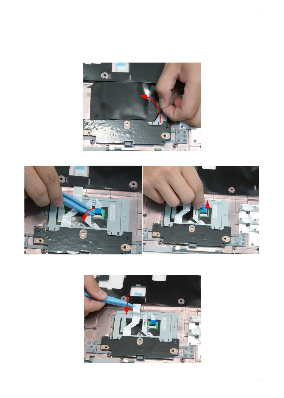 Removing the button board | Aspire Digital 5534 User Manual | Page 76 / 224