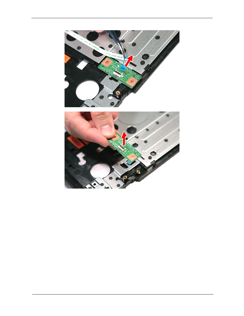 Removing the fingerprint board | Aspire Digital 8730Z User Manual | Page 105 / 196