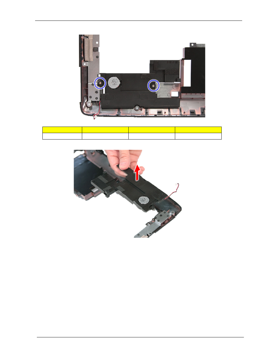 Removing the usb board module | Aspire Digital 8730Z User Manual | Page 116 / 196