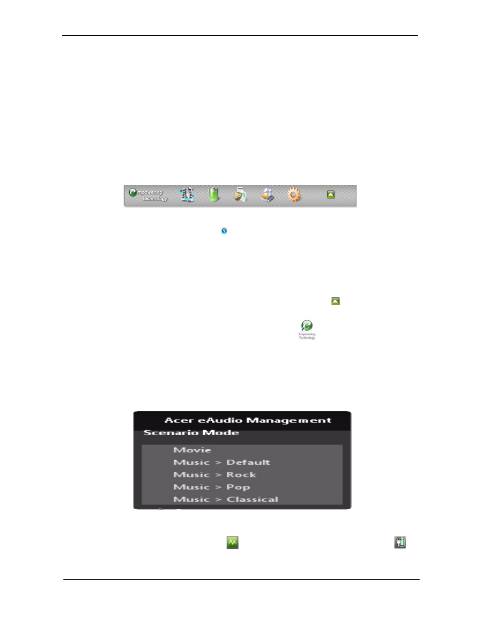 Acer empowering technology, Launching acer empowering technology | Aspire Digital 8730Z User Manual | Page 27 / 196