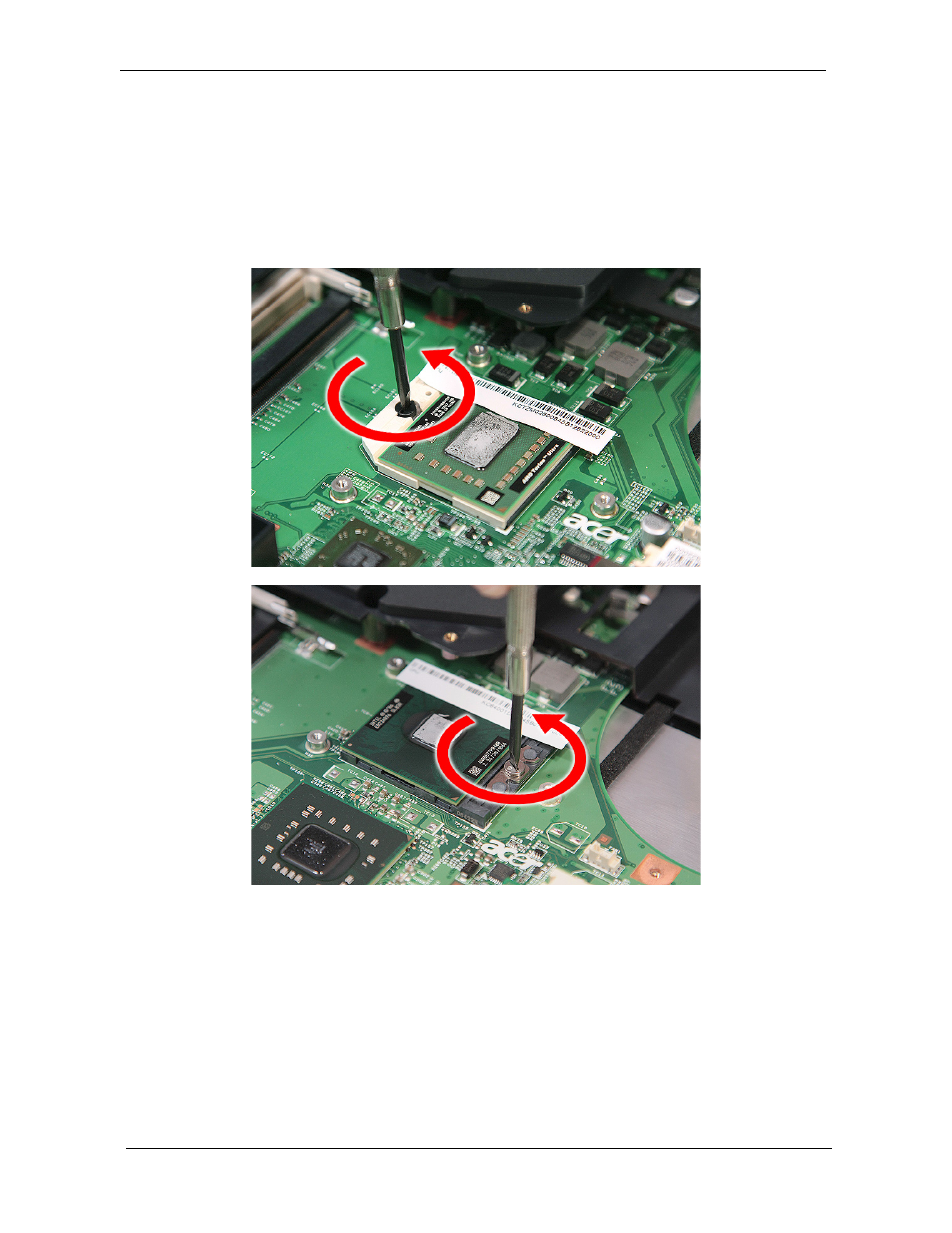 Removing the cpu | Aspire Digital 8730Z User Manual | Page 90 / 196