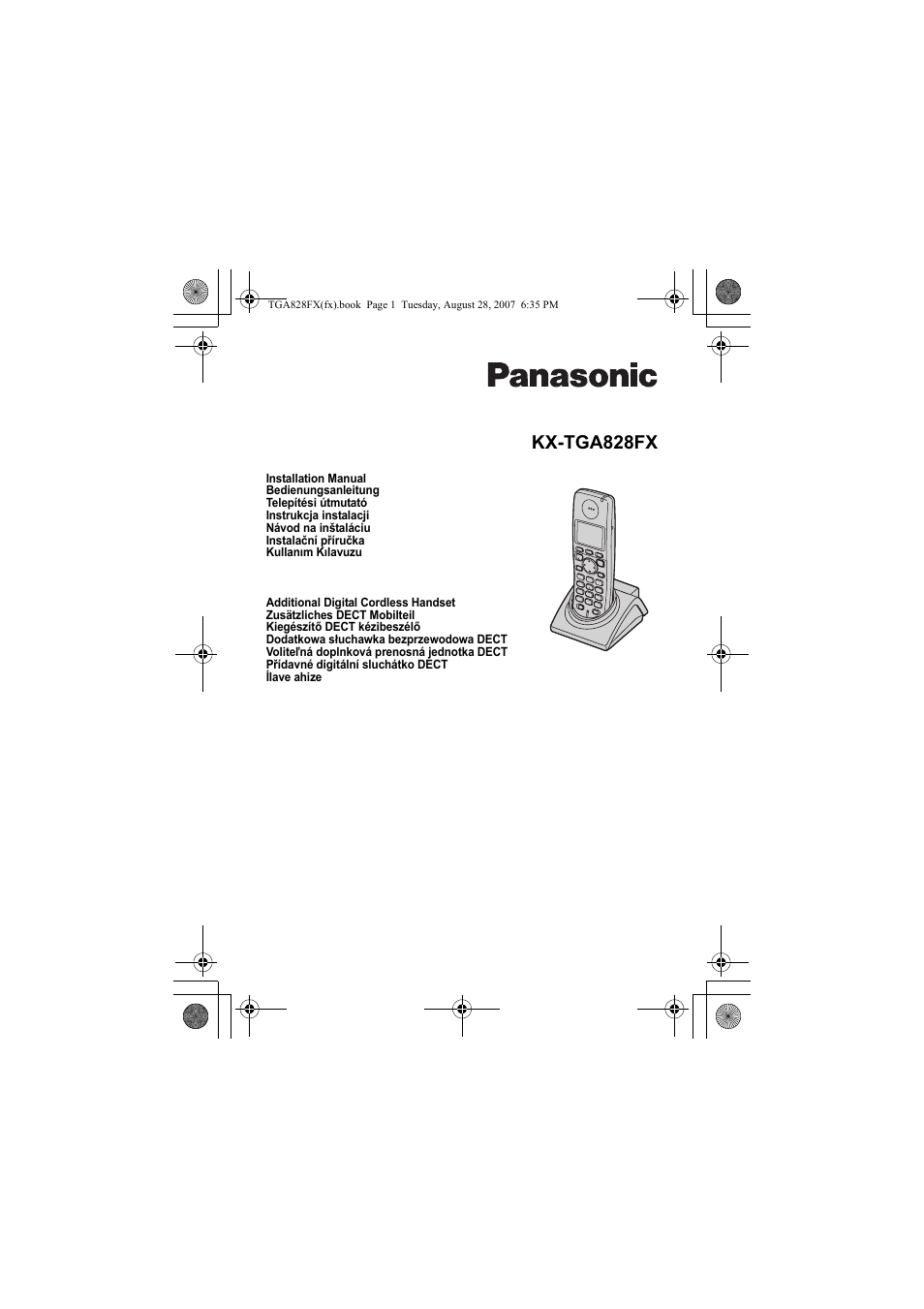 Panasonic KXTGA828FX User Manual | 44 pages