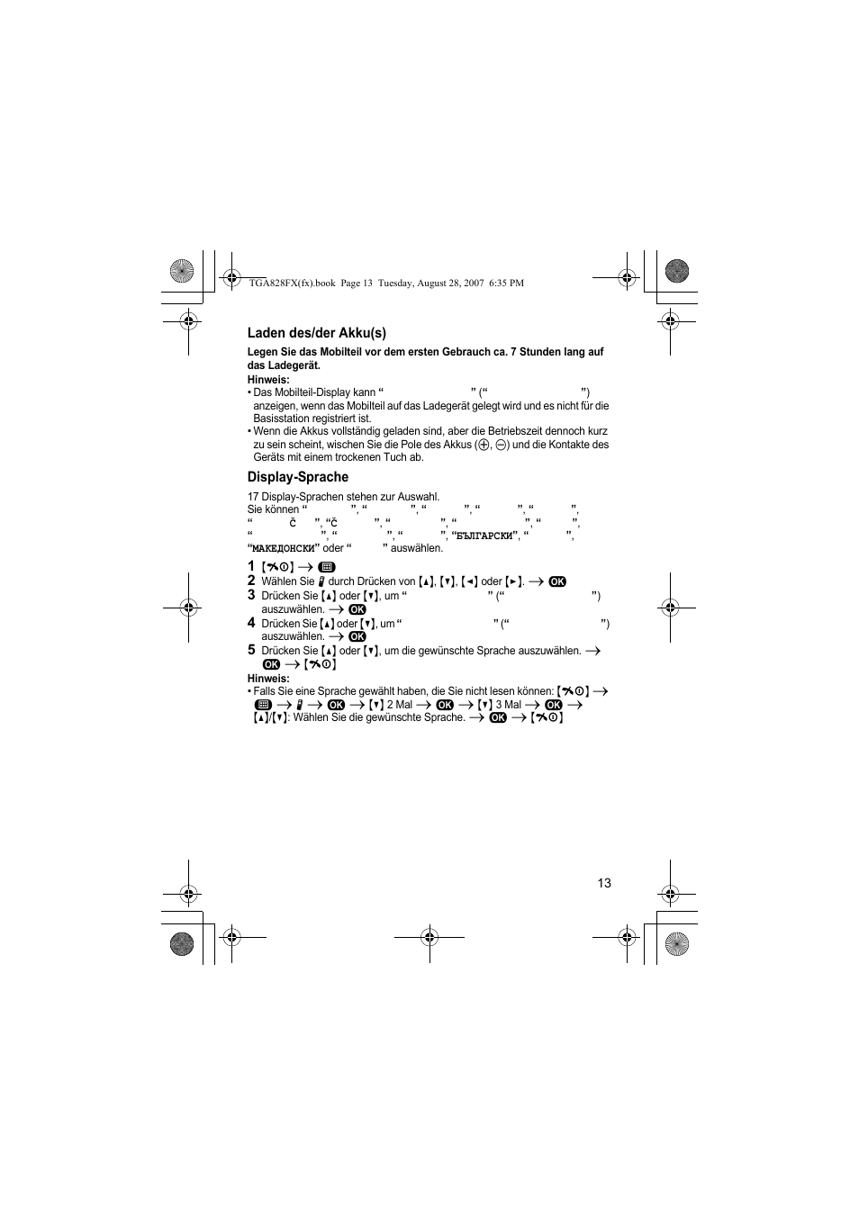 Panasonic KXTGA828FX User Manual | Page 13 / 44