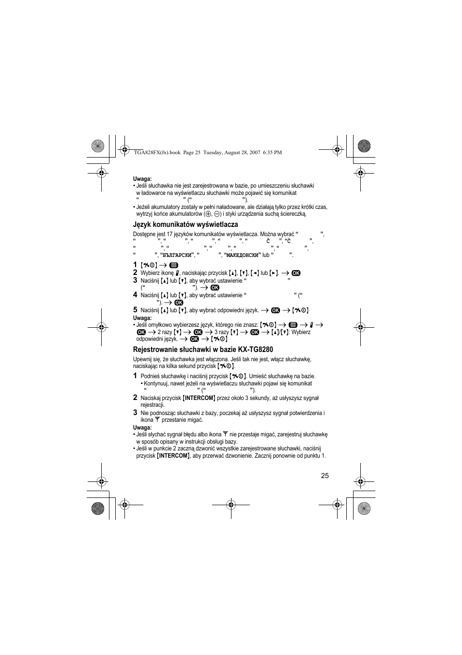 Panasonic KXTGA828FX User Manual | Page 25 / 44