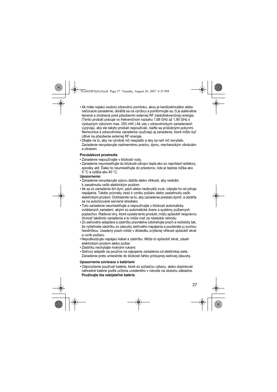 Panasonic KXTGA828FX User Manual | Page 27 / 44