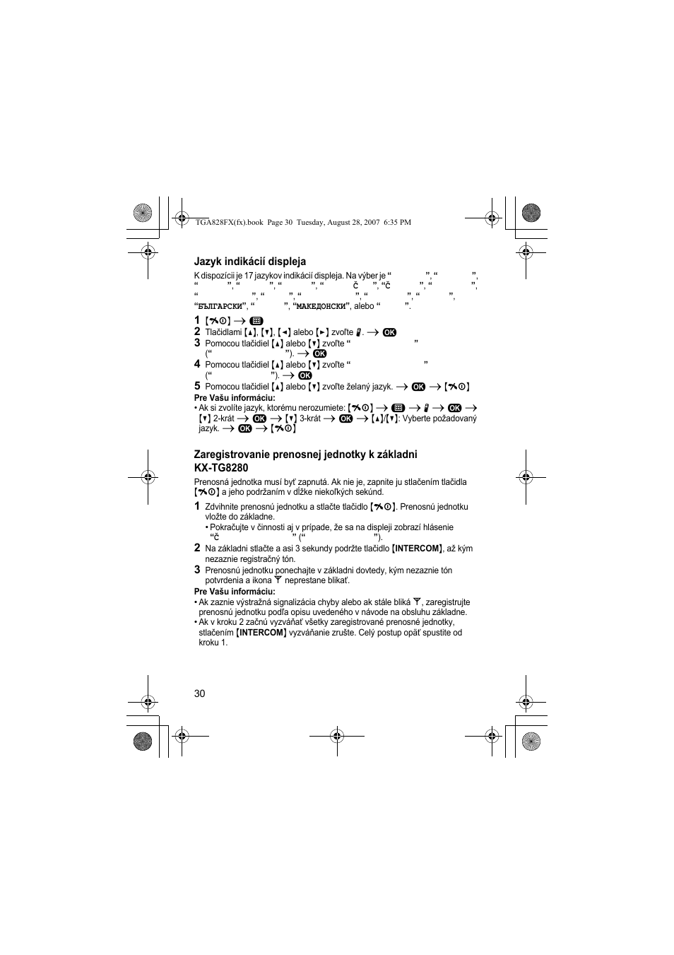 Panasonic KXTGA828FX User Manual | Page 30 / 44