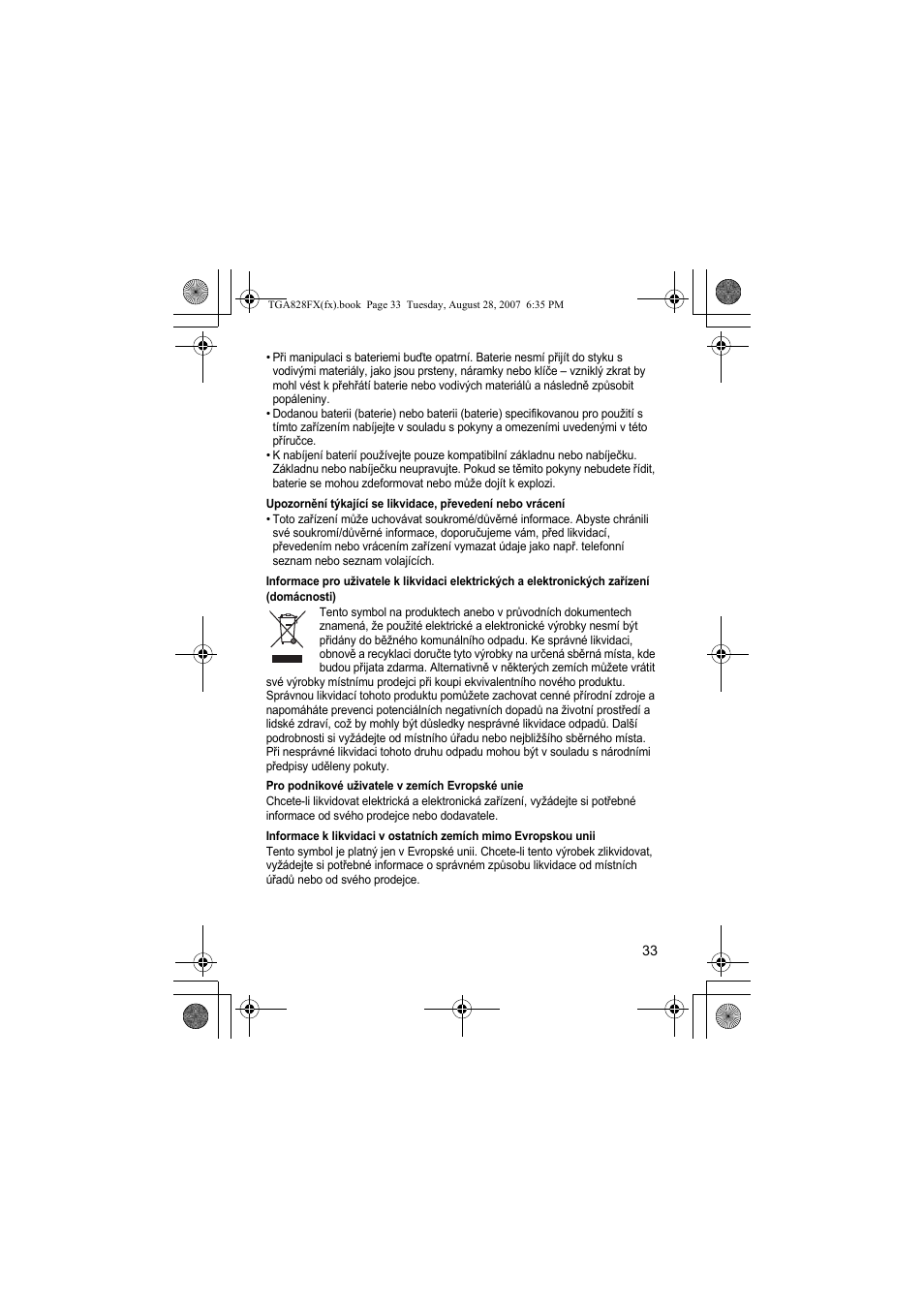 Panasonic KXTGA828FX User Manual | Page 33 / 44