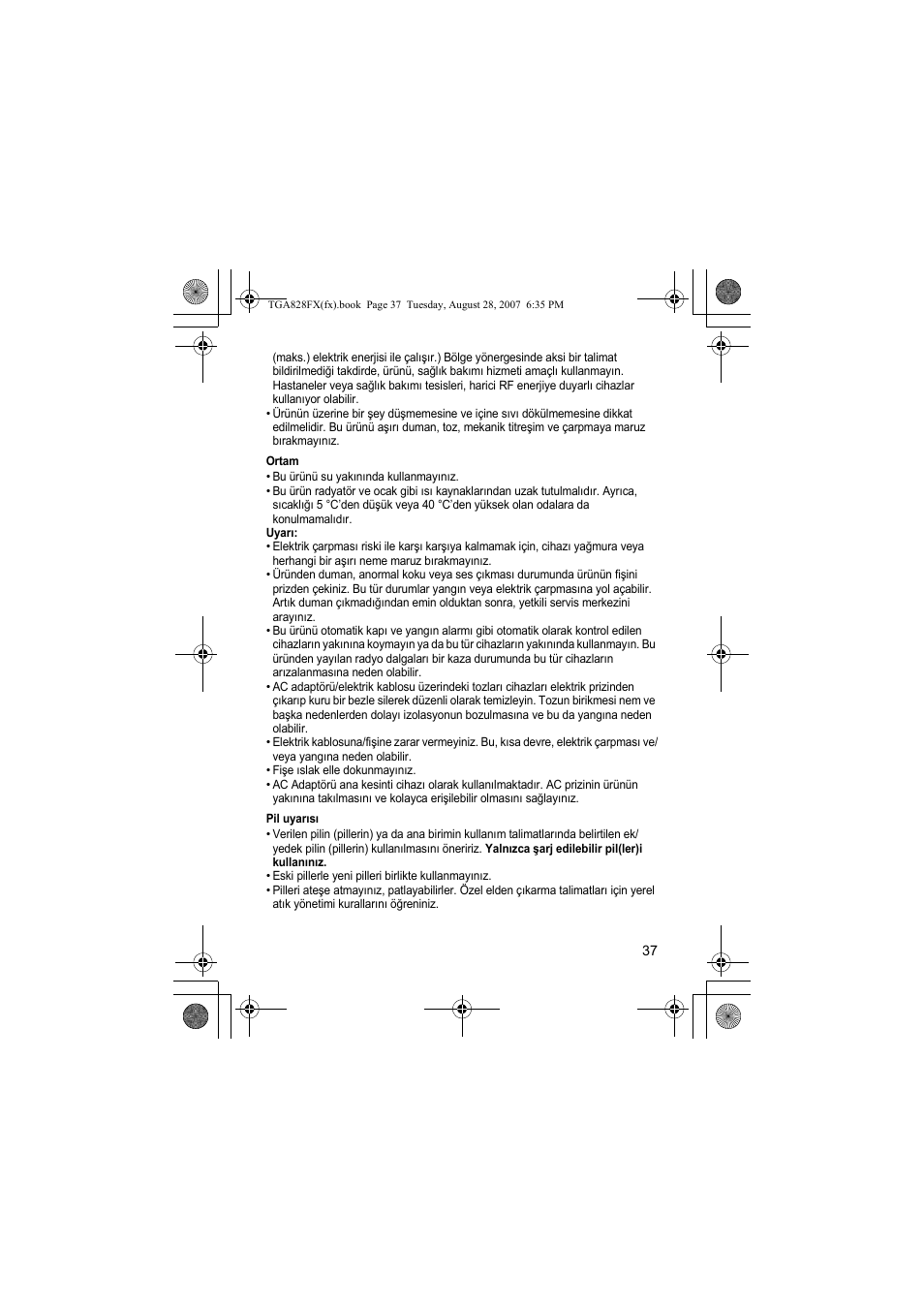 Panasonic KXTGA828FX User Manual | Page 37 / 44