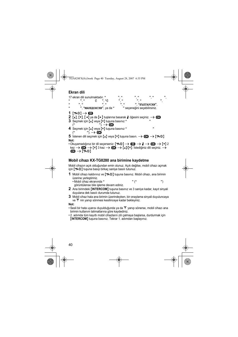 Panasonic KXTGA828FX User Manual | Page 40 / 44