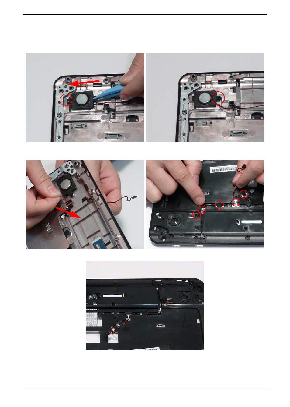 Replacing the right speaker module | Aspire Digital 5332 User Manual | Page 117 / 230