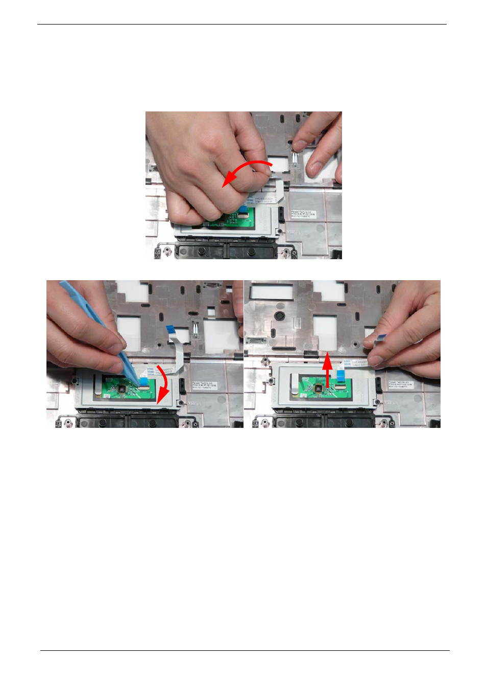 Removing the touchpad bracket | Aspire Digital 5332 User Manual | Page 86 / 230