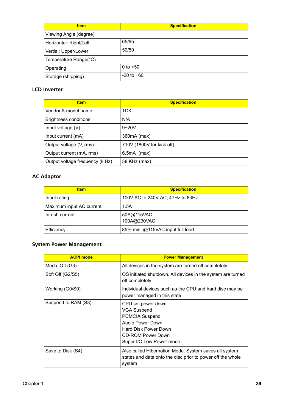 Aspire Digital 6935G User Manual | Page 47 / 128